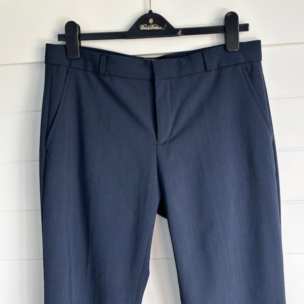 Banana Republic Ryan Fit Blue Straight Leg Trouser Pant Size 8 - Picture 5 of 8